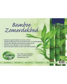 Polydaun bamboe zomerdekbed
