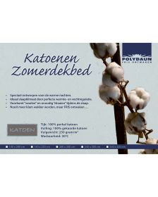 Polydaun katoen zomerdekbed