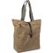 Canvas shopper camel